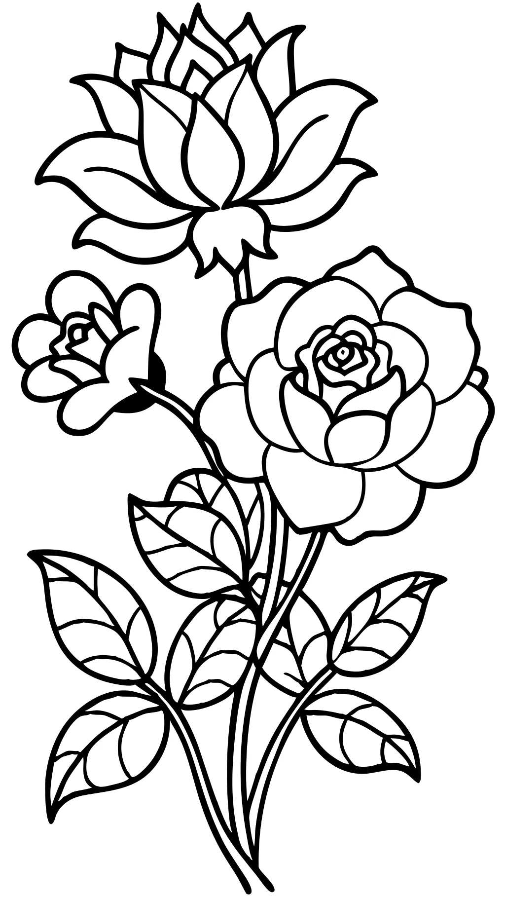 coloriages de fleurs imprimables